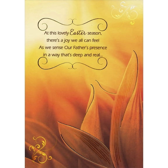Designer Greetings Our Father's Presence Religious Easter Card
