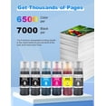 thumbnail image 4 of UTAH-T552 Ink Rifll Replacement for 552 Ink Bottles 6-Pack Used for ET-8550 ET-8500 Photo Printer (T552 552 Ink, Ultra-high Capacity), 4 of 4