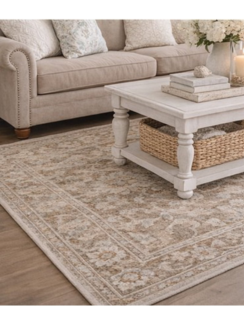 My Texas House Mirabelle Area Rug 5'3 X 7'7 - Traditional Floral