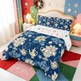 thumbnail image 2 of Manfei Winter Holiday Full Size Comforter Sets,Cartoon Christmas Elf Bedding Comforter Set,Xmas Reversible,3pcs,1 Comforter and 2 Pillowcases, 2 of 7