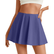 G4Free Tennis Skirts for Women Elastic Waist Pleated Casual Athletic Golf Pickleball Skorts with Pockets