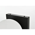 thumbnail image 3 of Living District Jaylin 1-Light Iron & Glass Bath Sconce in Black/Frosted White, 3 of 6