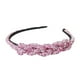 thumbnail image 1 of Guardurnaity Diadema con tejido de diamantes de imitación, banda para el cabello artesanal, diademas flexibles, rosa Type3 NO3, 1 of 6
