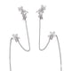 thumbnail image 4 of Pendientes colgantes de enhebrador,Pendientes colgantes Threader Moda exquisita,Pendientes de enhebrador Pendientes de lujo Elegante,Perno de oreja de aleación de diamantes de Yuyangstore Pendientes colgantes de enhebrador, 4 of 5