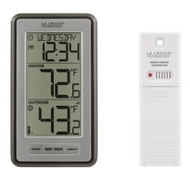 La Crosse Technology Wireless Digital Thermometer with Indoor Humidity, WS-9160U-IT