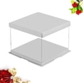 thumbnail image 4 of RENACLIPY White Cake Box - Bakery Packaging for Cakes, Pastries, and Desserts, Perfect for Parties and Special Occasions, 4 of 7
