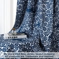thumbnail image 3 of DriftAway Deer Fawn Flower Forest Blackout Tie Up Curtain for Kitchen Bathroom Small Window Adjustable Tie Up Shade Balloon Rod Pocket Curtain Single 55"L x 39"W Navy, 3 of 9