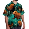 thumbnail image 2 of Platypus Men's Short Sleeve Printed Poplin Beach Shirts with Spread Collar - Casual Button Down Summer Tops for Unisex, 2 of 6