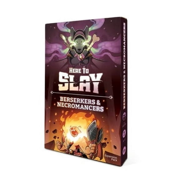 Here to Slay: Pack d'Extension Berserkers & Necromancers - Conçu pour Être Ajouté à Votre Jeu de Base Here to Slay, Noir