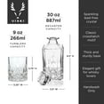 thumbnail image 5 of Viski Admiral Crystal Whiskey Decanter & Tumbler Set 30 oz & 9 oz, 5 of 9