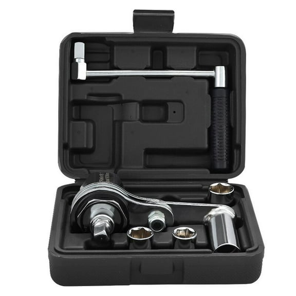 1/2" Drive Torque Multiplier Wrench Kit - 1:16 Heavy Duty Lug Nut Remover with 17-22mm Sockets & Swivel Wrench - Includes Carrying Case for Tire Changing