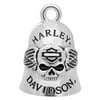 Harley-Davidson Winged Skull Bar & Shield Outline Ride Bell HRB045, Harley Davidson