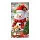 thumbnail image 2 of xihome Cubrepuertas navideño de 89 x 180 cm con estampado de Pap Noel. Decoracin para fiestas navideñas. Ideal para la puerta de entrada, paredes interiores o mantel., 2 of 6
