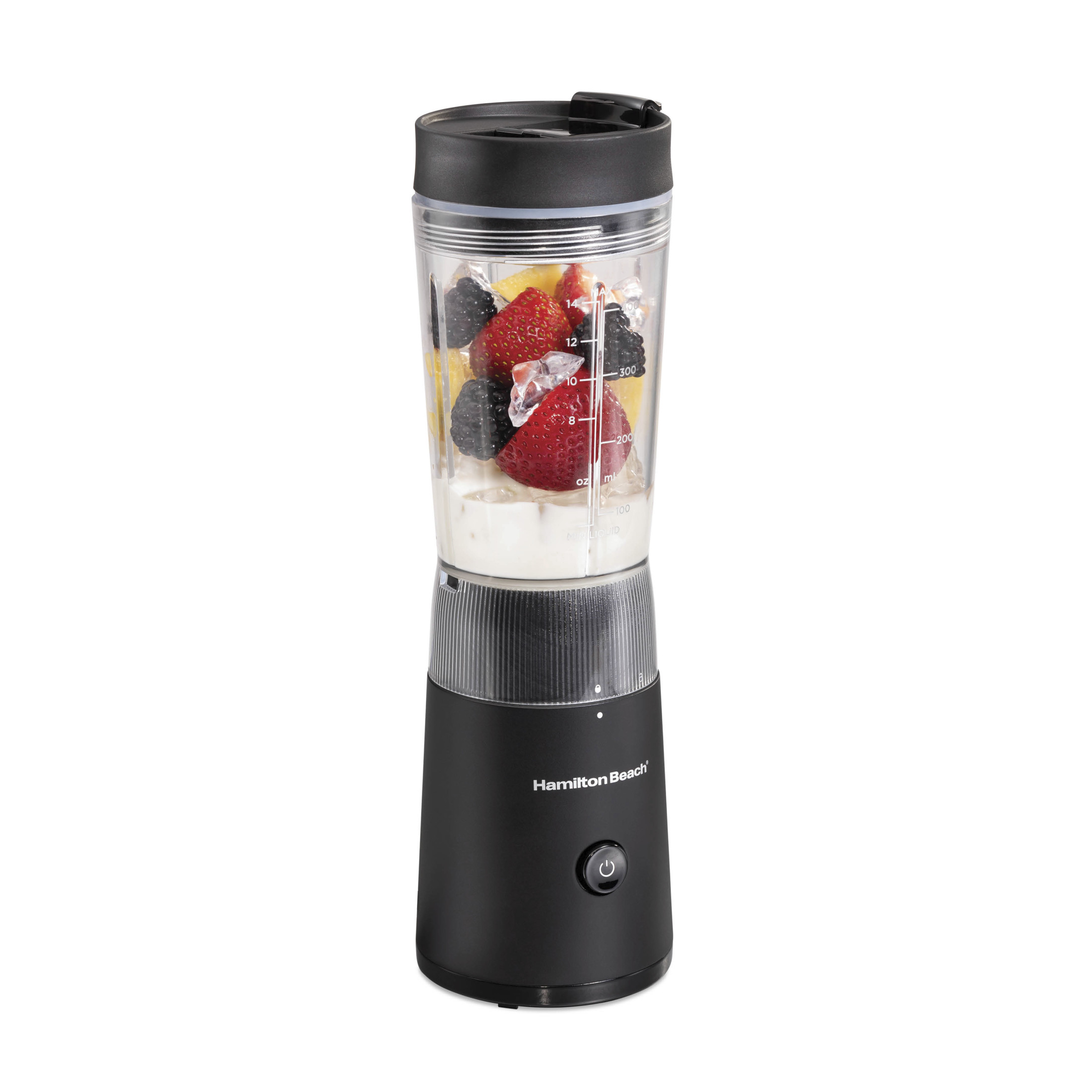 Hamilton Beach Personal Blender, 14 oz, Black photo 1