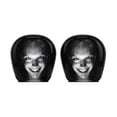 thumbnail image 2 of 2 Pack Funny Scary Headrest Covers for Cars, Stretch Spandex Front Seat Covers, Breathable Washable Spooky Halloween Interior Accessories for Sedan SUV Truck, 2 of 8