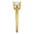 thumbnail image 3 of Solitaire Engagement Ring for Women - 1.5ct Moissanite in 14K Yellow Gold Promise Ring, 3 of 6