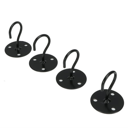 

Wall Mounted Hooks Convenient And Practical Metal Ceiling Hook For Home Door Living Room Lanterns Flower Pots Wind Chimes Balcony Or Garage Wall Black
