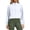 White, variant on Women Breathable Shield Lightweight Jacket Full Zip Outdoor Loose Fit Top White XL