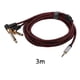 thumbnail image 5 of Cable de 3,5 mm a 2 x 6,35 mm, conector estéreo macho de 1/8 de pulgada a conector mono macho dual de 1/4 de pulgada 3 metros, 5 of 7