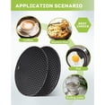 thumbnail image 5 of Tapis de Couverture de Plaque d'Utilisation -Micro-Ondes en Silicone, Tapis de Comptoir Multifonctions en Silicone, Porte-Silicone pour Table (5PCS-L), 5 of 5