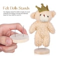 thumbnail image 3 of ELAYARD 6 Pcs Multiple Needle Felting Holder Wooden Round Display for Home Decor, 3 of 6