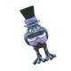 thumbnail image 3 of Cateissary Adorno de escritorio, decoración artesanal de Halloween, estatua de jardín con forma de Animal de resina, adorno, suministro de Halloween Kits de decoración para fiestas violeta Cateissary HA007407-01, 3 of 6