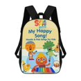 thumbnail image 1 of Noodle y Amigos-theme Backpack, Campus style schoolbag Bookbag with Adjustable Shoulder Straps And Large Zip Compartment, Unisex Travel Bags., 1 of 6