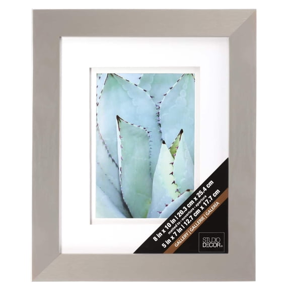 Studio Decor Gray Gallery Frame with Double Mat