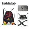 thumbnail image 6 of Bingfone Merry Christmas Elk Drawstrings Backpacks Bags For Men Women Gym Drawstrings Bag, 6 of 9
