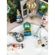 thumbnail image 2 of Material de vidrio Regalos de Navidad Árbol de Navidad Decoración colgante Astronauta Globo aerostático Diseño de patrón Adornos para el hogar Colgante, 2 of 5