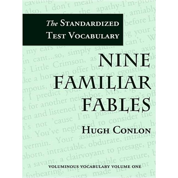 Nine Familiar Fables, (Paperback)