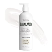 Jtopyrt Goat Milk Hand & Body Lotion Nourishing Face, Body & Hand Moisturizer for Dry & Sensitive Skin