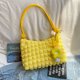 thumbnail image 3 of Bolso de hombro plisado estilo occidental pequeño fresco estilo coreano para mujer 2025 principios de otoño nuevo bolso de bola de masa de axila versátil de moda, 3 of 5