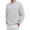 Gray, variant on Sweatshirts for Men Casual Solid Color Round Neck Fashion Long Sleeve T Shirt