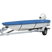 Classic Accessories Stellex All Seasons Boat Cover, Fits Boats 12' - 14' L x 68" W, Trailerable Boat Cover with Polyester Fade-Resistant Fabric, Model AA