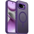 thumbnail image 1 of JZWAL-Magnetic Case for Google Pixel 9A Case [Compatible with MagSafe] Translucent Matte Phone Case Slim Military Grade Protection Shockproof Protective Cover for Pixel 9A 6.3 inch 2025, Purple, 1 of 4