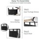 thumbnail image 3 of Organizador de literas, bolsa de almacenamiento organizadora de cama colgante junto a la cama, para dormitorios universitarios, 3 of 5