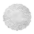 thumbnail image 1 of Uxcell 250 Pcs Servilletas de Papel de 5.5 Pulgadas Redondas de Encaje Decorativas, Papeles Desechables para Comidas y Fiestas, Plateado, 1 of 6