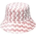 thumbnail image 5 of CoCopeaunts Bucket Hat for Men Casual Trend Mixed Color Plaid Fishing Cap Plush Basin Cap Women Autumn Winter Warm Cold Proof, 5 of 8