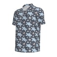 thumbnail image 2 of Balery Turtle Printed Men’s Short Sleeve Polo Shirt, Midweight Men's Shirt,Golf Polo shirts -3X-Large, 2 of 9