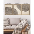 thumbnail image 3 of SHENIFY Farmhouse Vintage Abstract Drawings Rustic Modern Wall Art Set Gray Wood Tree Ring Spirals Nature Art Decor for Living Room Bedroom 11x14in3pcs Natural Framed, 3 of 5