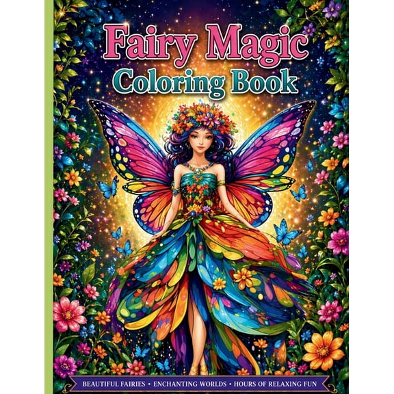 Fairy Magic Coloring Book, (Paperback)