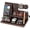 Wenge, variant on Wooden Phone Docking Station for Men - Desk and Nightstand Organizer with Key Holder, Stand for Wallet, Watch & Essentials in Bourbon Brown