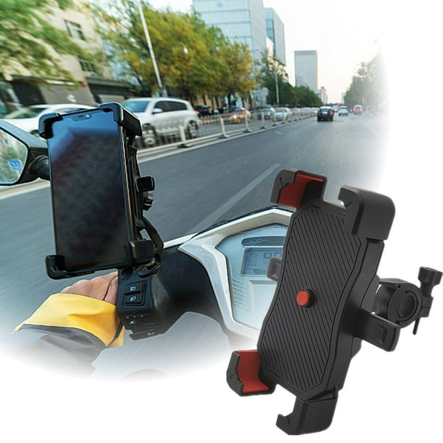 Bike Navigation Mount - for Motorcycle/Electric Scooter, ABS Material, Anti-Slip, Shockproof, Universal Compatibility, Adjustable Angles, Stable & Easy to Install