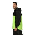 thumbnail image 4 of Frogg Toggs Men's Road Toad Reflective Jacket | Lime / Black with Frogg Eyzz | Size 2X, 4 of 5