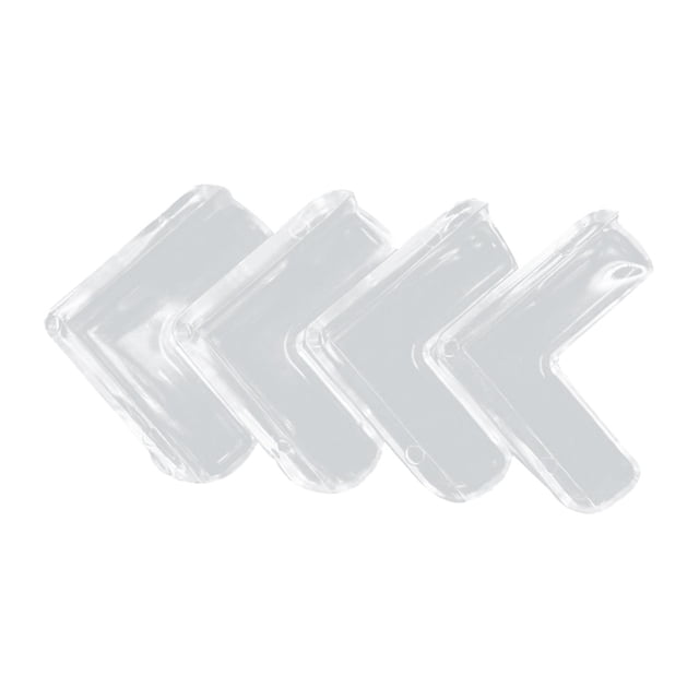 Protector de esquina de 4 piezas para protector de esquina de mesa de bebé a prueba, protección de borde de esquina de mesa transparente anticolisión