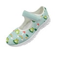 thumbnail image 5 of Psesaysky Cute Frogs Casual Shoes for Girls Women Lightweight Breathable Walking Shoes Hook & Loop Size 5.5-10, 5 of 7