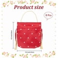 thumbnail image 2 of 8 bolsas de regalo pequeñas con forma de corazón rojo para mujer, con asas, para cumpleaños, Navidad, fiestas, dulces, 5,7 x 6,3 pulgadas, con cordón., 2 of 9