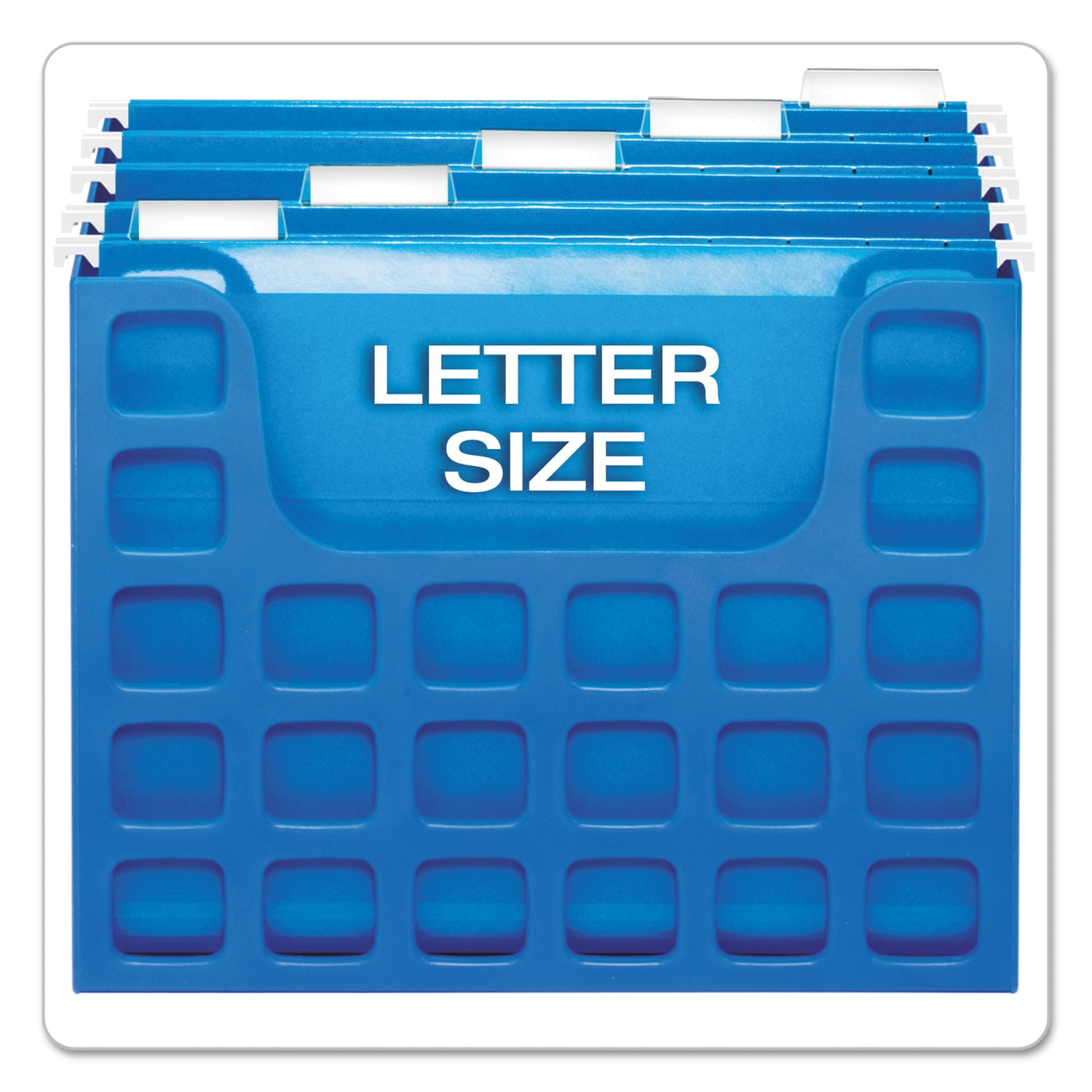 Oxford : DecoFlex Letter Size Desktop Hanging File 1 Total of 2 Each Plastic / Granite -:- Sold as 2 Packs of 12 1/4 x 6 x 9 1/2 