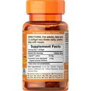 Puritans Pride Zeaxanthin 4mg with Lutein 10mg Softgels, 60 Count